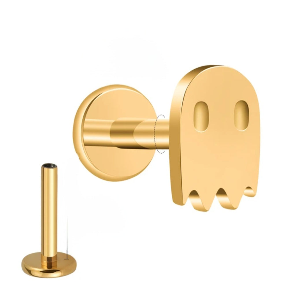 Ghost Flatback Piercing Jewellery