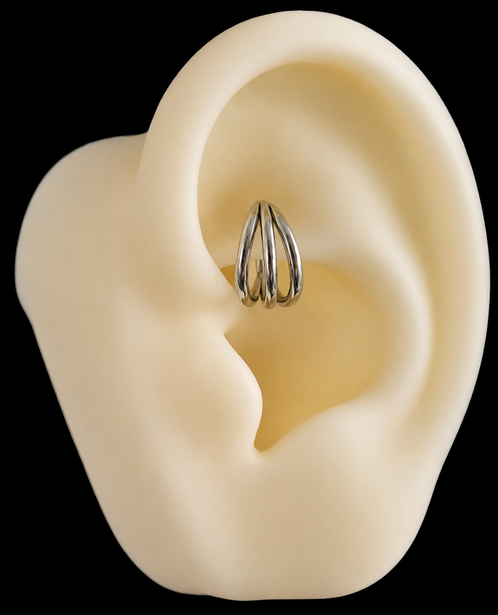 Triple Ring Clicker Piercing Jewellery
