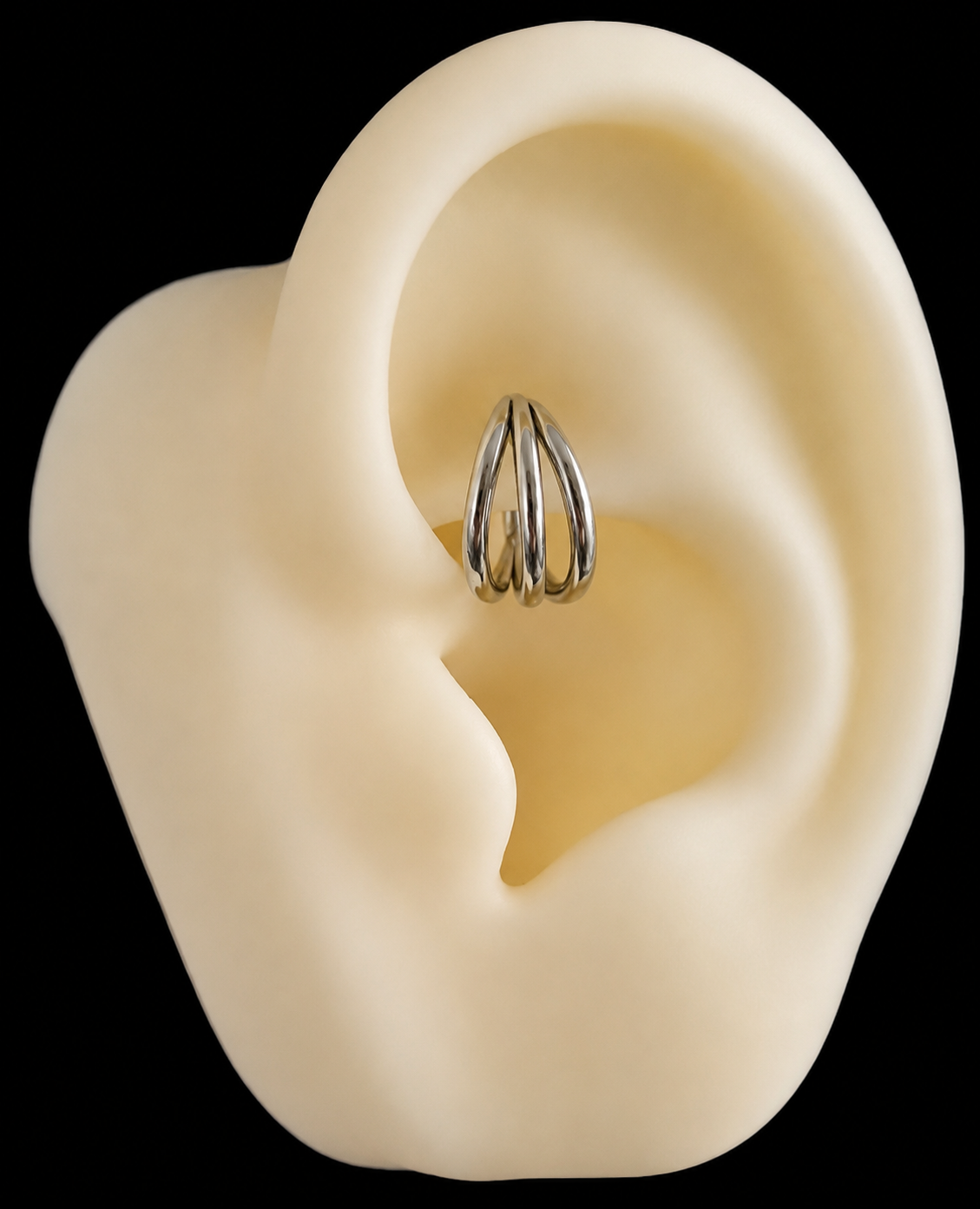 Triple Ring Clicker Piercing Jewellery